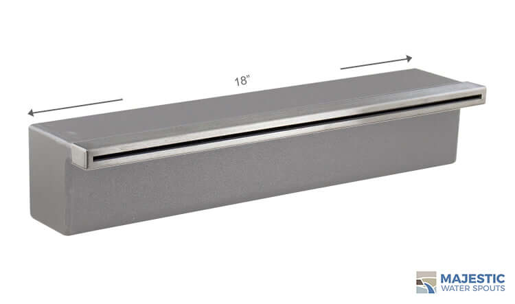 Tomaso <br> 18" Classic Vanity Cover - Stainless Steel