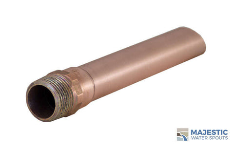 Copper Round Tube Water Spout for pool and fountain water feature