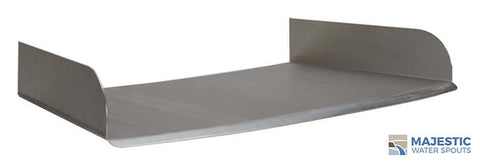 Lombardi <br> 24" Curved Spa/Fountain Spillway - Stainless Steel