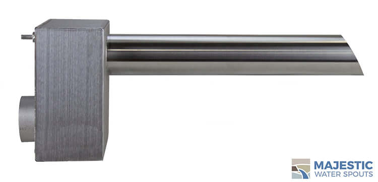 Keegan <br> 2" Boxed Cannon Scupper - Stainless Steel