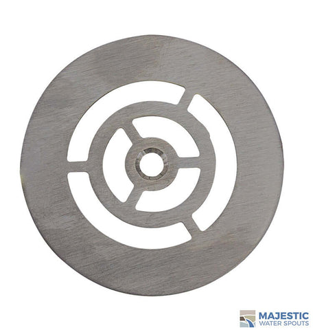 Jacque 4 Round Drain Cover - Bronze Metallic by Majestic Water Spouts