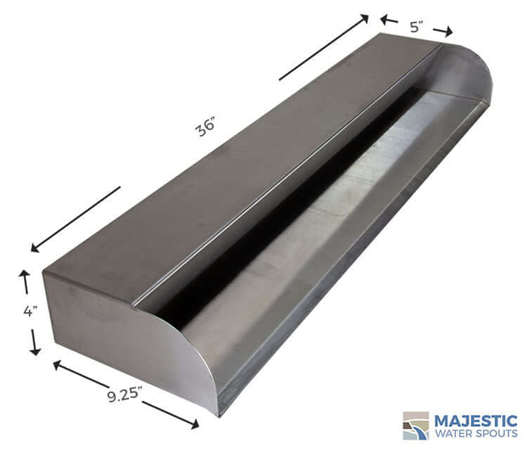 Picard<br> 36" Cascading Scupper - Stainless Steel
