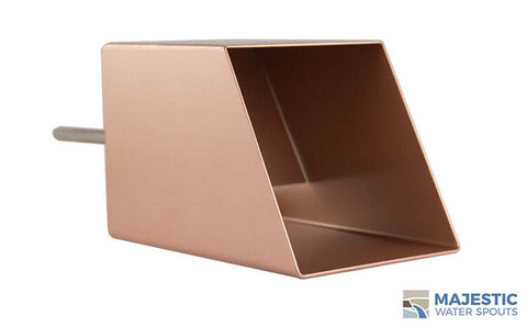 Cecetto <br> 4" Square Water Feature Mask - Copper Style
