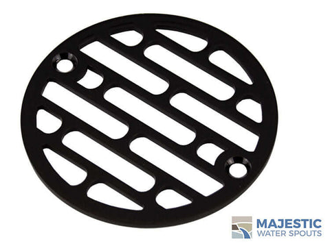 Bronze 4 inch decorative drain cover for shower by Majestic Water spouts