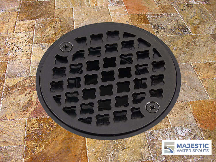 4 Inch Screw-In Shower Drain Cover Replacement Floor Grate Strainer, Oil  Rubbed