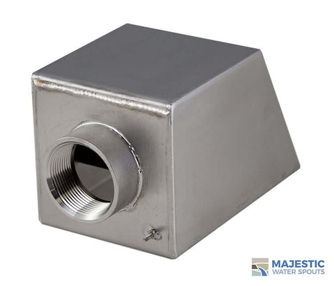 Modern Pool Scupper in Stainless Steel