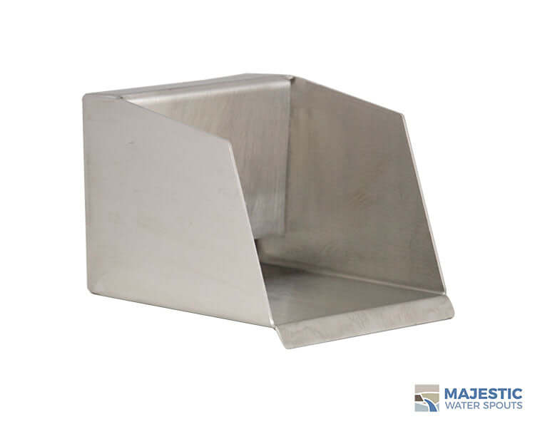 Nardo <br> 4" Open Top Scupper - Stainless Steel