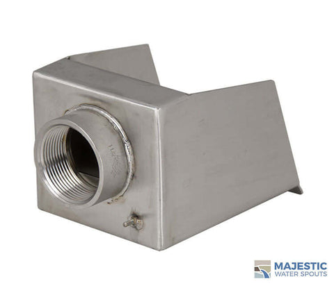 Nardo <br> 4" Open Top Scupper - Stainless Steel