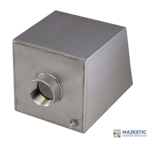 Stainless Steel Water Feature Scupper - 6" Box