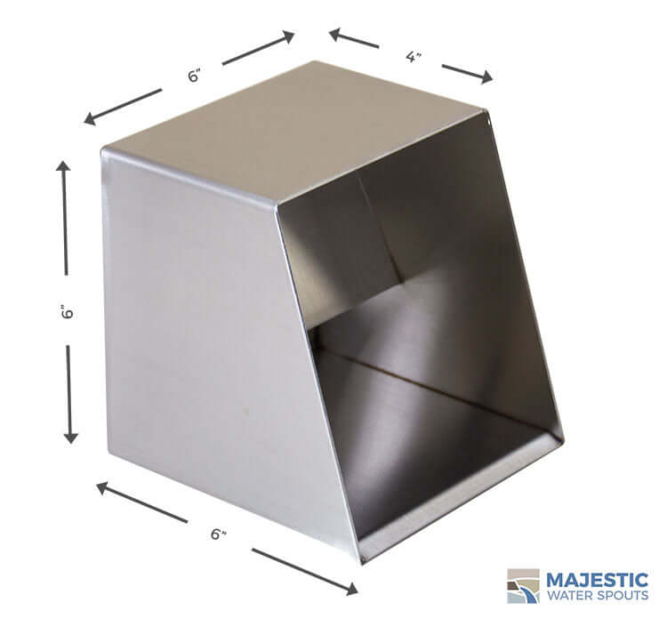 Stainless Steel Square box roof Drainage scupper for residential home