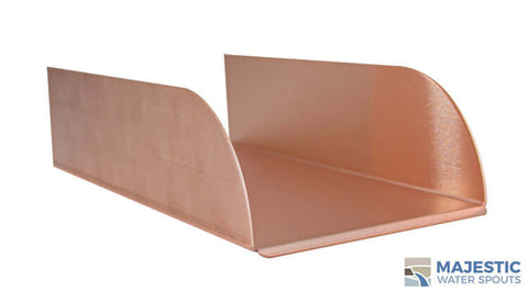 Lombardi <br> 6" Spa-to-Pool/Fountain Spillway - Copper
