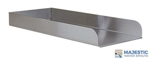 Martin <br> 18" Water Runnel Spill Channel - Stainless Steel