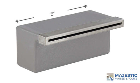 Tomaso <br> 8" Classic Vanity Cover - Stainless Steel