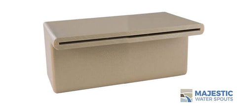 Tomaso <br> 8" Smooth Water Spillway - Tan