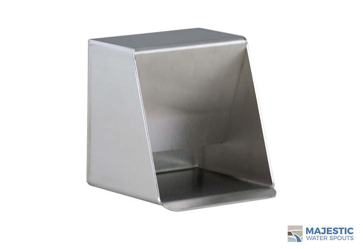 Stainless Steel Chapin 3 inch Square Wall Mount Sink Spout