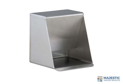 Chapin <br> 3" Square Wall Mount Sink Spout - Stainless Steel