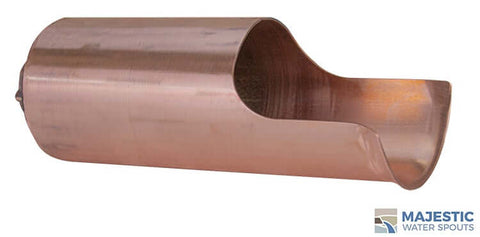 Larini <br> 4" Cannon Water Spout - Brushed Copper