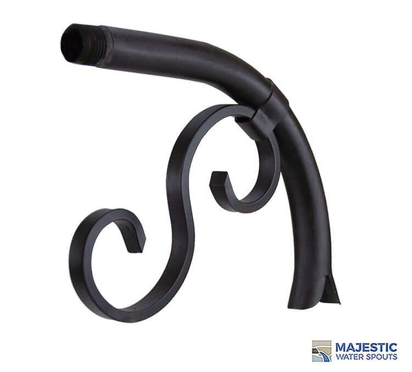 Pirro Small Old World Water Droop Spout - Oil Rubbed Bronze