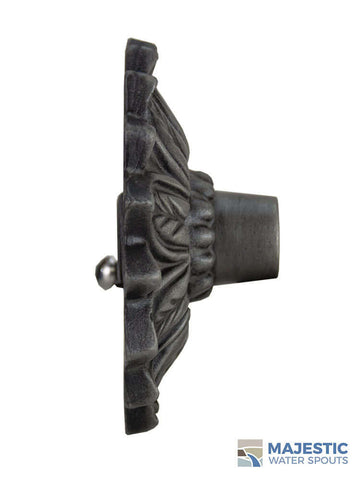 Pewter Gothic fountain emitter for water fountain
