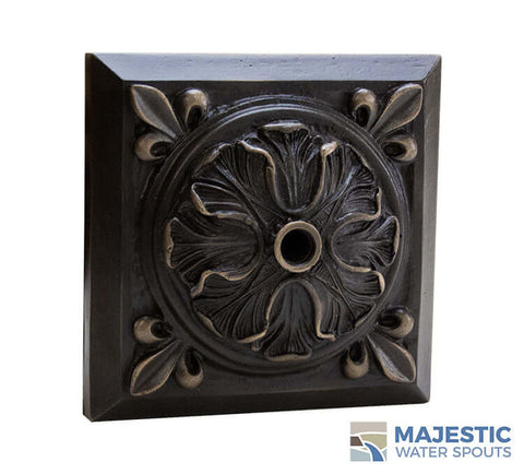 Oil Rubbed Henry Bronze Large Gothic Water fountain emitter at Majestic water spouts