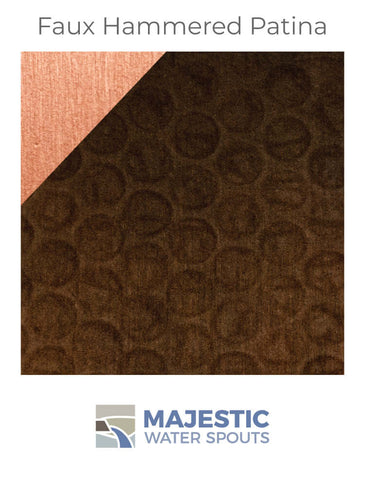 Keegan Bamboo <br> 1" Water Fountain Spout - Copper