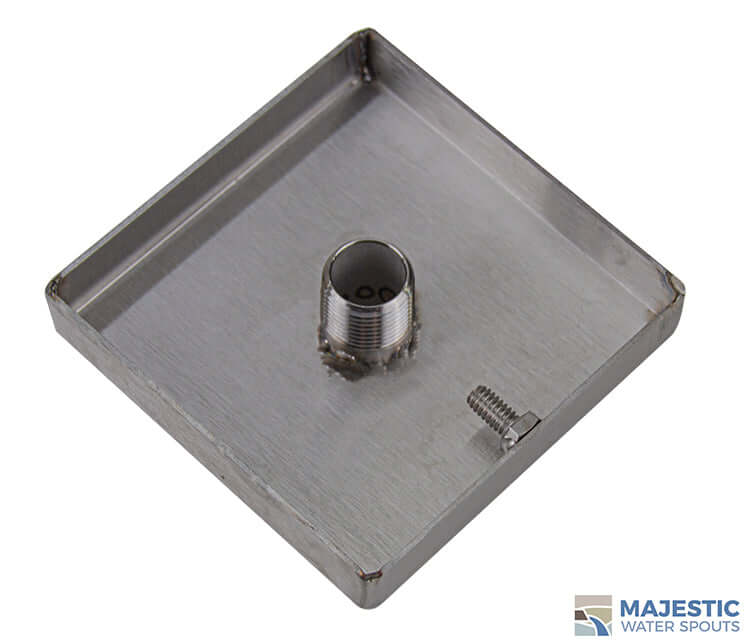 Small Emitter for Water Feature Wall - Stainless Steel