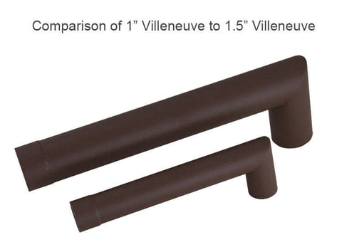 Villeneuve <br> 1.5" Water Fountain Spout - Textured Rust