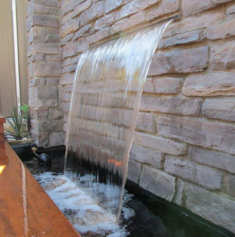 Nakano 24” Waterfall Spillway Scupper - 316 Stainless (Recommended)